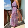 LETNÍ MAXI ŠATY FIALOVÉ