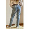 JEANS SVĚTLE MODRÉ "Boyfriend" RE-38-A (Velikost XS)