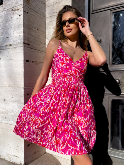 šaty krátké letní růžové1 2xxxxx