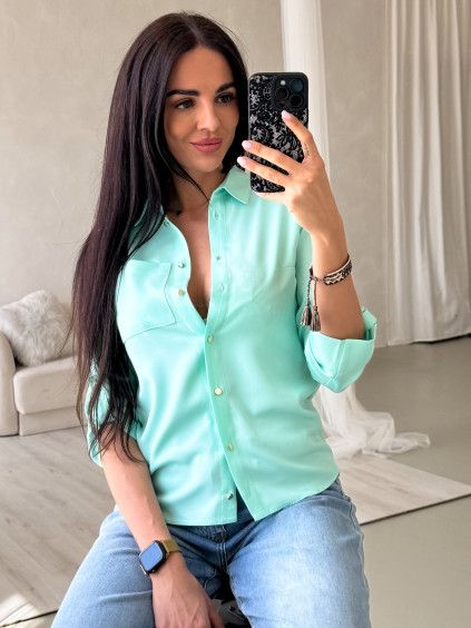košile mentolová2 2