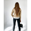 koženková bunda béžová6 2