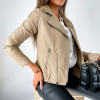 koženková bunda béžová4 2