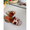 Elegantní pantofle camel (Velikost 36)