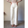 široké džíny krémové monday4 2