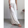 široké letní kalhoty krémové2 2
