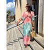 boho šaty mentolové dlouhé5 2