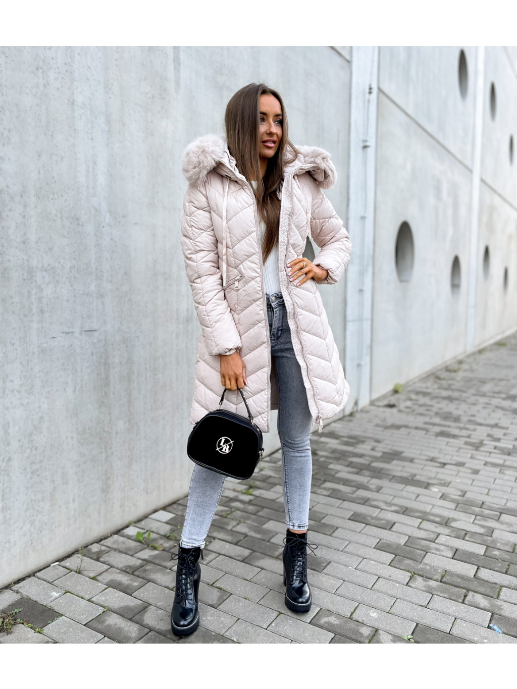 Zimní bunda Creamy | TRENDYMANIA fashion e-shop | Bundy, kabáty, saka, vesty