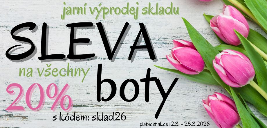 Výprodej skladu sleva 20%