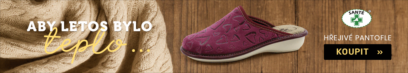 SANTÉ - vánoční dámské pantofle