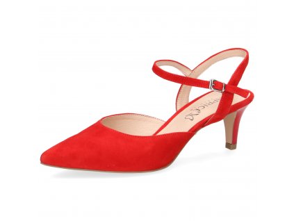 Dámské lodičky CAPRICE, model 9-29603-24 524 red suede