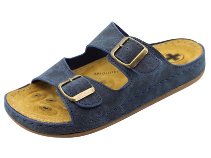 Dámské pantofle MEDI LINE, model S182.002 navy