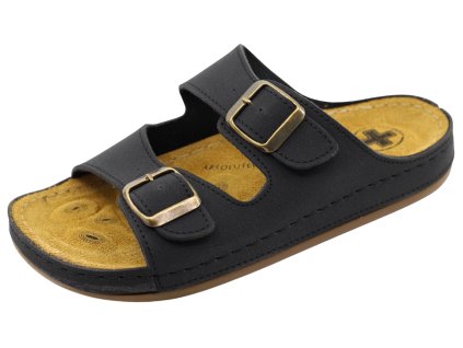 Dámské pantofle MEDI LINE, model S182.002 black