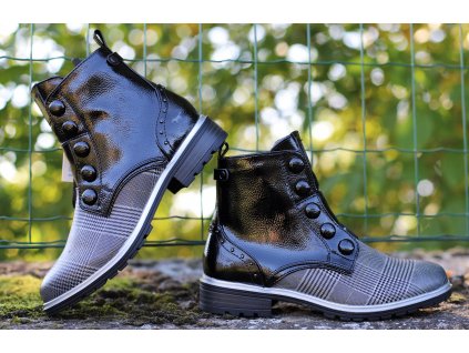 Dámské kotníkové boty MUSTANG, model 1399-505-92 schwarz/grau