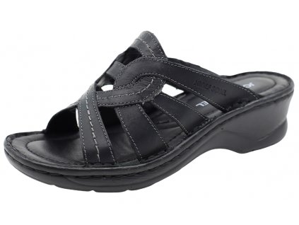 Dámské pantofle JOSEF SEIBEL, model 56366 95 100 Catalonia 01 schwarz