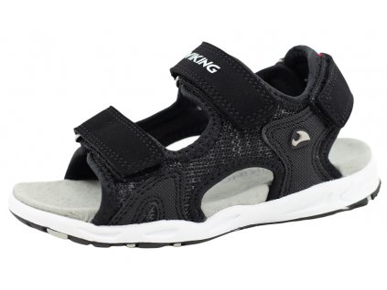 Dětské letní sandále, sandálky VIKING, model 3-43730-203 ANCHOR black/grey