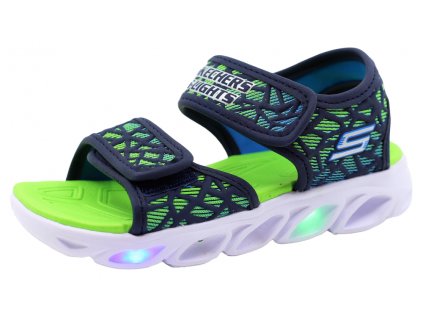 Dětské svítící sandále, sandálky SKECHERS, model 402003L/NVLM