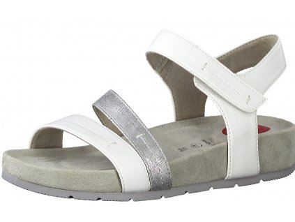Dámské sandále JANA, model 8-28202-28 191 white/silver