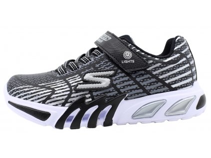 Chlapecké svítící tenisky SKECHERS, model 400135L/BKGY