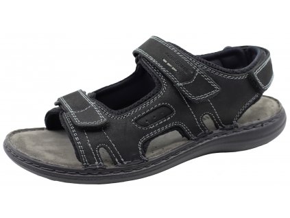 Pánské sandále JOSEF SEIBEL, model 27308 TE86 100 VINCENT 08 schwarz