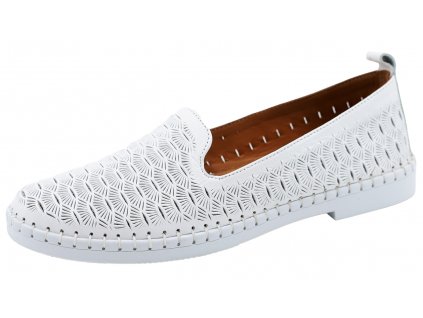Dámské letní baleríny/mokasíny LA PINTA, model 0636-15.41D 12 white