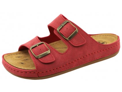 Dámské pantofle MEDI LINE, model S182.002 red