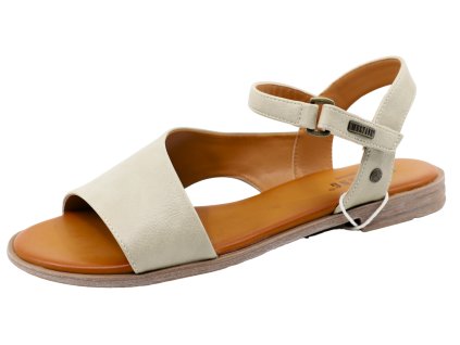 Dámské sandále MUSTANG, model 1388-807-243 ivory