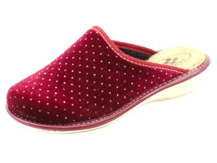 Dámské domácí pantofle SANTÉ, model LX/9040 bordo