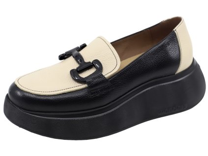 Dámské mokasíny WONDERS, model A-3604 negro/cream