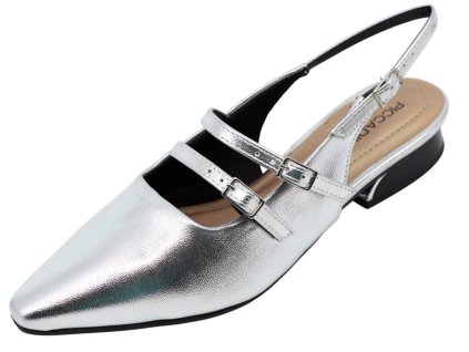 Dámské stříbrné lodičky PICCADILLY 279033-15 silver