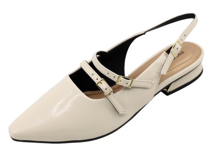 Dámské přírodní lodičky PICCADILLY 279033-1 off white