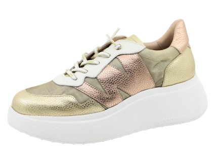 Dámské tenisky WONDERS, model A-3622 max platino/oro
