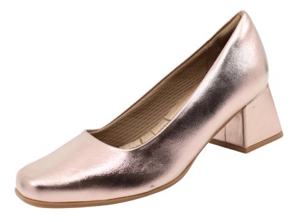 Dámské zlaté lodičky PICCADILLY 748034-17 gold rosado