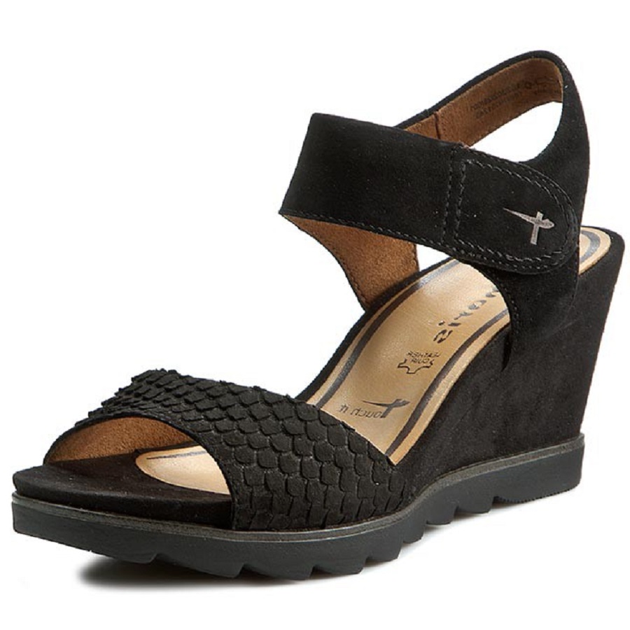 Dámské letní boty TAMARIS, model 12830226 001 black TrendyShoes.cz