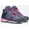 Dětské boty, obuv KEEN, model TERRADORA II MID WP, black iris/pink peacock