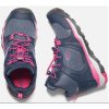 Dětské boty, obuv KEEN, model TERRADORA II MID WP, black iris/pink peacock