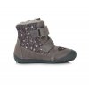 Zimní BAREFOOT obuv, boty DDSTEP, model W063-333M dark grey