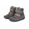 Zimní BAREFOOT obuv, boty DDSTEP, model W063-333M dark grey
