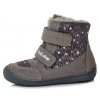 Zimní BAREFOOT obuv, boty DDSTEP, model W063-333M dark grey