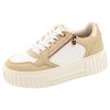 Dámské bílohnědé tenisky s.OLIVER, model 2177801.89D1 light brown comb. 1
