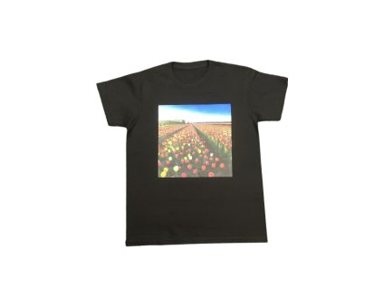 Triko s tulipany - přední strana