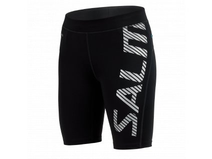 SALMING Run Power Logo Tights Women Black/Silver Reflective