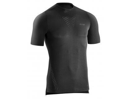 Běžecké tričko ULTRALIGHT s krátkým rukávem pánské black S