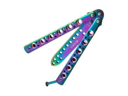 Tréningový motýlik Kandar FADE Z – bezpečný balisong