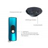 Mini paralyzér s LED svetlom USB TW 1602 modrý (3)