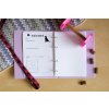 Training diary in a binder, ENG