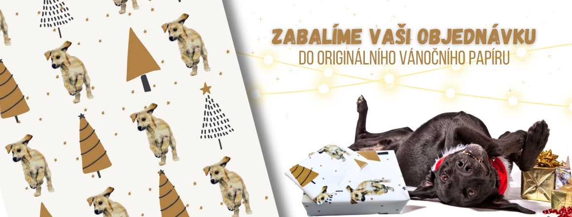 Zabalíme vaši objednávku do originálního vánočního papíru