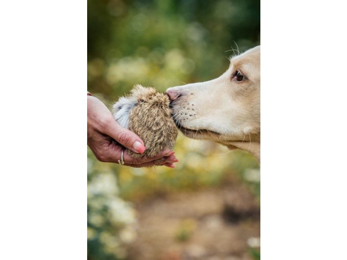 Rabbit Fur Dummy Ball