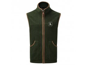 Mens gilet Green