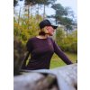 MERINO tričko dlouhý rukáv unisex - kakaová