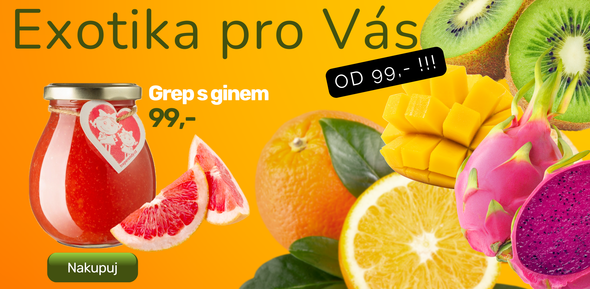 Exotika od 99,- úvodní strana